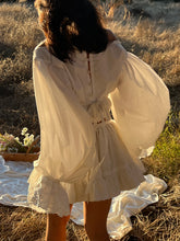 Load image into Gallery viewer, 100% Sustainability Handmade by Bella Rosalia~ Poet Sleeve Cream Victorian-Inspired Bodice (S-L)