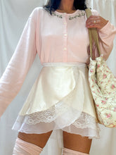 Load image into Gallery viewer, Hand-Embroidered Lily of the Valley Laura Ashley Cardigan by Bella Rosalia (M-XL)