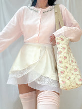 Load image into Gallery viewer, Hand-Embroidered Lily of the Valley Laura Ashley Cardigan by Bella Rosalia (M-XL)