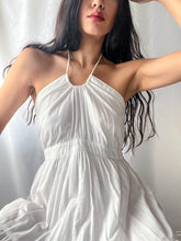 Load image into Gallery viewer, 2000's Flowing Sheer Angelic Cotton Halter Dress (XS-S)