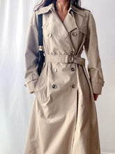 Load image into Gallery viewer, 1980’s London Fog Weatherproof Classic Khaki Trench Coat- Made in USA (XS-XL)