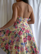 Load image into Gallery viewer, Ethereal 1980’s Stunning Floral Summer Halter Dress (XS-M)