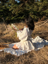 Load image into Gallery viewer, 100% Sustainability Handmade by Bella Rosalia~ Poet Sleeve Cream Victorian-Inspired Bodice (S-L)