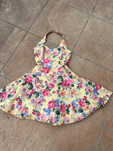 Load image into Gallery viewer, Ethereal 1980’s Stunning Floral Summer Halter Dress (XS-M)