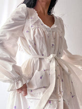 Load image into Gallery viewer, Reimagined Flowing Poet Sleeve Belted Nightgown Dress by Bella Rosalia (XS-M)