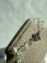Load image into Gallery viewer, Handmade by Pa Thoy- Ivory Rose Crystal Quartz Beaded Floral Necklace by Plum Blossom Jewelry