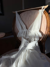 Load image into Gallery viewer, Handmade by Bella Rosalia Ivory Sheer Chiffon Fairy Slip Dress (XS-S)