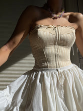 Load image into Gallery viewer, Handmade by Bella Rosalia- Sweetheart Cream Puff Mini Skirt (S-M)