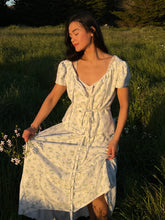 Load image into Gallery viewer, The Adeline Set- Handmade 3 Piece Floral Button Up Blouse & Matching Maxi Skirt (XS-L)