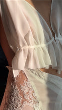 Load image into Gallery viewer, Handmade by Bella Rosalia Ivory Sheer Chiffon Fairy Slip Dress (XS-S)