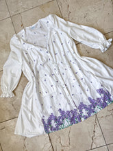 Load image into Gallery viewer, Reimagined Flowing Poet Sleeve Belted Nightgown Dress by Bella Rosalia (XS-M)