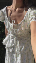 Load and play video in Gallery viewer, The Adeline Set- Handmade 3 Piece Floral Button Up Blouse & Matching Maxi Skirt (XS-L)