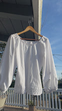 Load and play video in Gallery viewer, 100% Cotton Blouse Handmade by Bella Rosalia (XS-M)