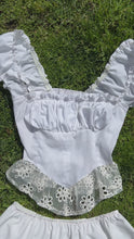 Load and play video in Gallery viewer, Ethereal Handmade “Belle” 2 Piece Set by Bella Rosalia (XS-S)