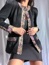 Load image into Gallery viewer, 90’s Vintage Versace Inspired Cardigan Sweater— Made in USA (XS-S)