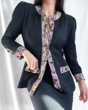Load image into Gallery viewer, 90’s Vintage Versace Inspired Cardigan Sweater— Made in USA (XS-S)