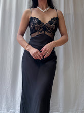 Load image into Gallery viewer, Rare Vintage Victoria’s Secret Full Length Chiffon Silk Slip Dress (S-M)
