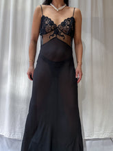 Load image into Gallery viewer, Rare Vintage Victoria’s Secret Full Length Chiffon Silk Slip Dress (S-M)

