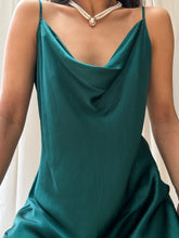 Load image into Gallery viewer, 100% Silk 1980’s Victoria’s Secret Gold Label Cowl Neck Slip Dress (S-L)
