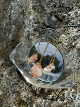 Load image into Gallery viewer, Ethereal Mermaid Seashell Necklace with Gold Trim
