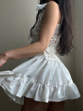 Load image into Gallery viewer, Handmade by Bella Rosalia- Sweetheart Creampuff Mini Skirt (S-M)
