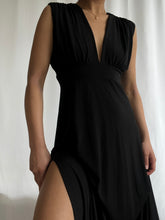 Load image into Gallery viewer, Grecian Goddess of Night Maxi Dress- Made in USA (XS-M)
