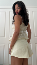Load image into Gallery viewer, Buttercream Yellow Handmade Shorts by Bella Rosalia (XS-M)
