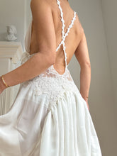 Load image into Gallery viewer, Handmade by Bella Rosalia Ivory Sheer Chiffon Fairy Slip Dress (XS-S)
