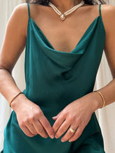Load image into Gallery viewer, 100% Silk 1980’s Victoria’s Secret Gold Label Cowl Neck Slip Dress (S-L)
