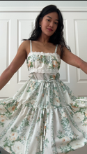 Load image into Gallery viewer, Floral Lace Trim Matching Tank Top Handmade by Bella Rosalia (XS-L)
