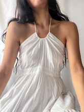 Load image into Gallery viewer, 2000&#39;s Flowing Sheer Angelic Cotton Halter Dress (XS-S)
