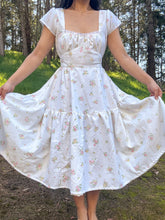 Load image into Gallery viewer, 1950’s Inspired Floral Prairie Dress Handmade by Bella Rosalia (XS-M)
