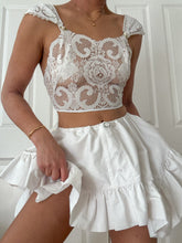 Load image into Gallery viewer, 100% Sustainable Handmade Lace Top by Bella Rosalia (XS-M)
