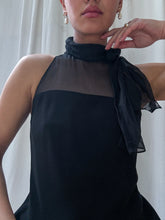 Load image into Gallery viewer, 1990’s Vintage Jones New York Black Cocktail Dress (XS-M)

