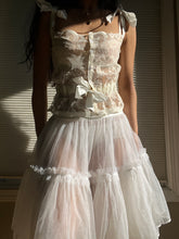 Load image into Gallery viewer, Handmade by Bella Rosalia- Ethereal Cream Lace Sweetheart Camisole Top (XS-M)
