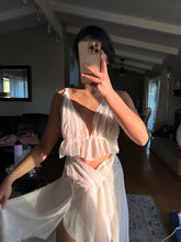 Load image into Gallery viewer, Handmade by Bella Rosalia Ivory Sheer Chiffon Fairy Slip Dress (XS-S)
