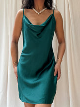 Load image into Gallery viewer, 100% Silk 1980’s Victoria’s Secret Gold Label Cowl Neck Slip Dress (S-L)
