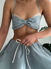Load image into Gallery viewer, Handmade by Bella Rosalia Matching Bardot Lounge Shorts (M/L)

