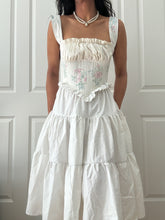 Load image into Gallery viewer, Incredible 3 Tier Flowing Ivory Skirt Handmade by Bella Rosalia (XS-XL)
