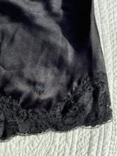 Load image into Gallery viewer, 1980s Christian Dior Black Lace-Trim Camisole · Made in USA (S-L)
