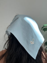 Load image into Gallery viewer, Embroidered Swan Head Scarf Handmade by Bella Rosalia
