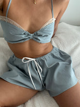 Load image into Gallery viewer, Handmade by Bella Rosalia Matching Bardot Lounge Shorts (M/L)
