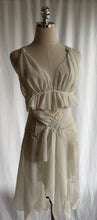 Load image into Gallery viewer, Handmade by Bella Rosalia Ivory Sheer Chiffon Fairy Slip Dress (XS-S)
