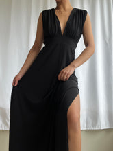 Load image into Gallery viewer, Grecian Goddess of Night Maxi Dress- Made in USA (XS-M)
