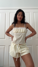 Load image into Gallery viewer, Buttercream Yellow Handmade Shorts by Bella Rosalia (XS-M)

