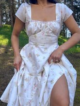 Load image into Gallery viewer, 1950’s Inspired Floral Prairie Dress Handmade by Bella Rosalia (XS-M)
