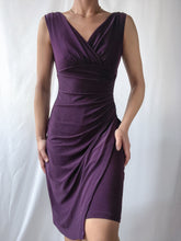 Load image into Gallery viewer, Ralph Lauren 2000&#39;s Plum Berry Cocktail Dress (XS-S)
