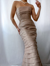 Load image into Gallery viewer, 1990&#39;s Earth Angel Pleated Enchanting Evening Gown (XS-S)
