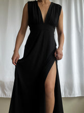 Load image into Gallery viewer, Grecian Goddess of Night Maxi Dress- Made in USA (XS-M)
