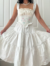 Load image into Gallery viewer, Incredible 3 Tier Flowing Ivory Skirt Handmade by Bella Rosalia (XS-XL)
